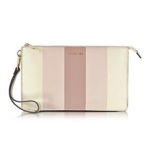 Michael Kors Daniela tricolor wristlet/clutch